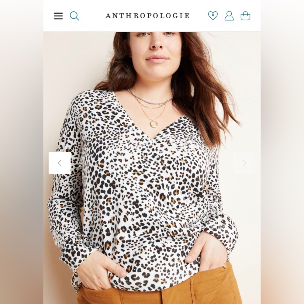 Sanctuary Leopard Wrap Top